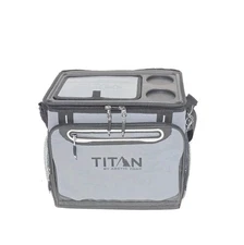 Titan 40 Can Collapsible Cooler 5 Layers of Insulation - Gray/Black