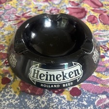 VINTAGE c1960-HEINEKEN HOLLAND BEER ASHTRAY OPALEX , MADE IN FRANCE
