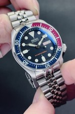 Ultimate Seiko SKX007 Diver Mod watch 200m, Massively Upgraded, See description.