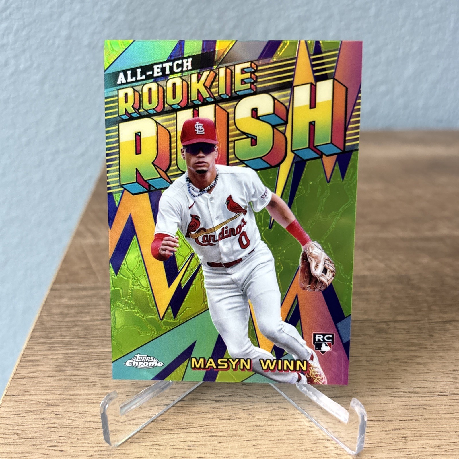 2024 Topps Chrome All Etch Rookie Rush #CERR-9 Masyn Winn Cardinals