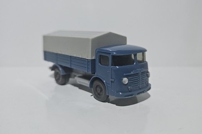 Wiking 1:87 LKW SOLO Büssing 4500 PLANE PRITSCHE AZUR BLAU OHNE INNENAUSSTATTUNG