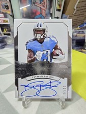 2017 Panini Flawless Rookie Signatures Silver /20 Taywan Taylor Auto Titans RC