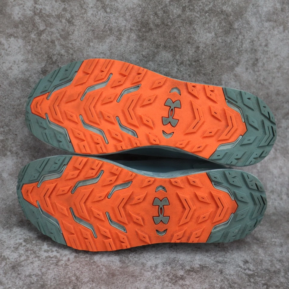 Under Armour 3024191-304 Trail Running Shoes Jogging Blue Green Womens Size 11 - Image 4 of 4