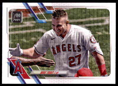 2021 Topps Update #US130 Mike Trout SP Variation