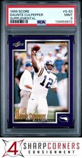 1999 SCORE SUPPLEMENTAL #S-83 DAUNTE CULPEPPER RC POP 1 PSA 9
