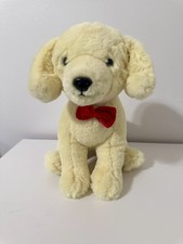 FAO Schwarz Puppy Dog Plush Golden Retriever Yellow Lab 10" Stuffed Animal