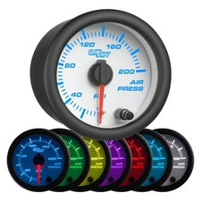 Glowshift Mechanical 200 Psi Air Pressure Suspension Gauge Kit White 7 Color Glowshift Mechanical 200 Psi Air Pressure Suspension Gauge Kit White 7 Color