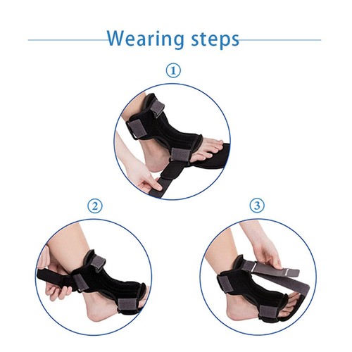 Night Splint Foot Brace Foot Drop Support Corrector for Heel Spur Arch Pain - Picture 12 of 24