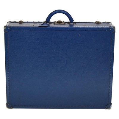 LOUIS VUITTON Epi Alzer 65 Trunk Blue LV Auth 107772A | eBay