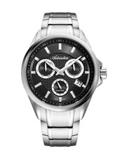 Orologio ADRIATICA Uomo Quarzo Casual Abito Classico Quadrante Nero Impermeabile Svizzero