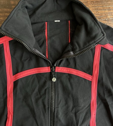Chaqueta Lululemon Mynah para mujer talla 2 rosa/negro chaqueta cremallera completa adelgazante arrebate - Imagen 3 de 15