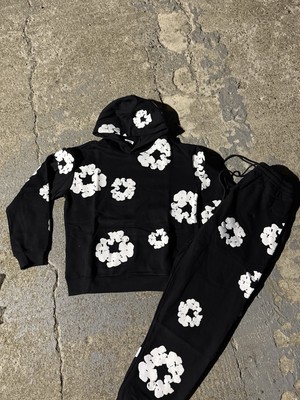 Brand New Denim Tears Hoodie & Pants | Black And White | - Size Medium