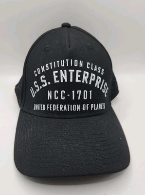 USS Enterprise Snapback Hat  Star Trek NCC-1701 TOS Cap CBS Studios 