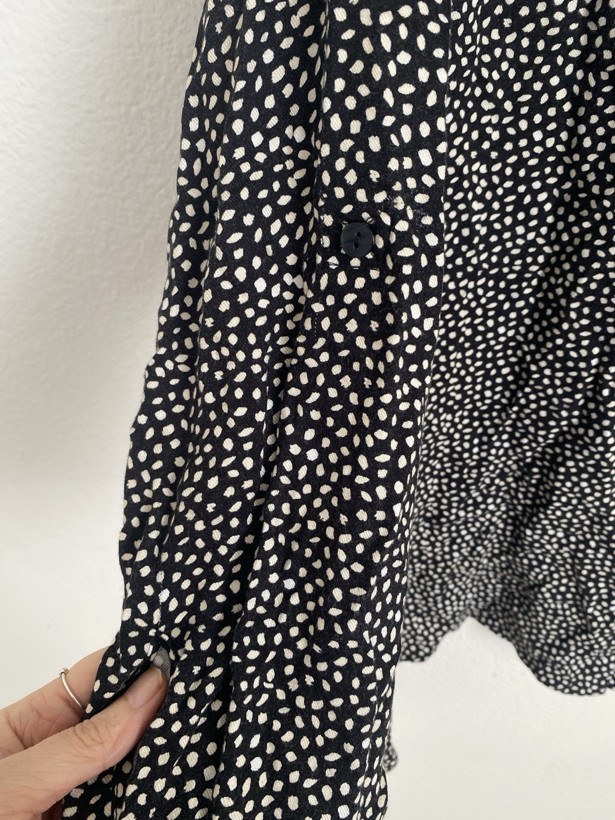 Westbound Gray Asymmetrical Button Down Shirt Sz1X - image 4