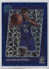 2021 Panini Donruss Optic Rated Rookie Blue Velocity Prizm Davion Mitchell 10xc