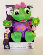 VTG Leap Frog LOVABLE LILY Musical Talking Singing Educational Plush NIB Works