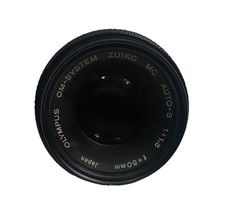 Olympus OM-SYSTEM F.Zuiko Auto-S 50mm f/1.8 OM Mount Lens.