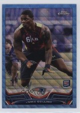 2013 Topps Chrome Blue Wave Refractor Jamie Collins #28 17pt