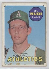 1969 Topps High # Joe Rudi #587 qp4