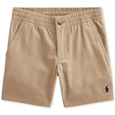 Polo Ralph Lauren Little Boys Polo Prepster Flex Abrasion Twill Shorts Khaki NWT