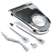 Deluxe Chrome 3.5 Column Drop Shifter Lever And Tilt Kit Vpacck02 Hot Rod Rat