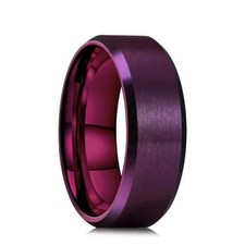 Tungsten Carbide Wedding Band Ring Brushed Silver Mens Jewelry Size 5-17 Half