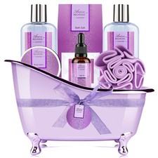 Bath Sets for Women Gift, and Body Gifts Set, Lavender Spa Gift for...
