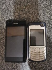 Two Old Mobile Phones Includes Sony Ericsson and Nokia Untested Sold As Spares