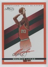 2008-09 Topps Signature Red Foil Facsimile 649/869 Maurice Lucas #TS-ML 0a1