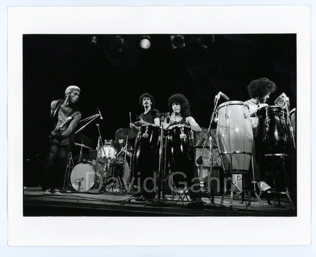 1971 Carlos Santana Tanglewood MA Latin Jazz Fusion Guitarist Gahr Photo B672