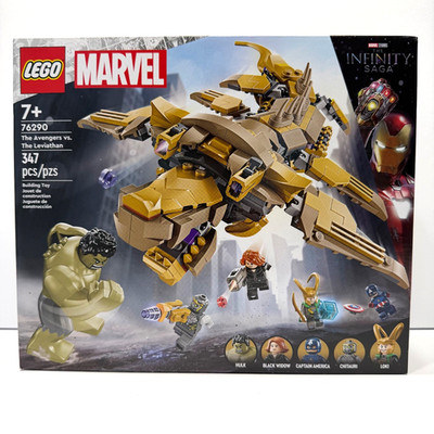 LEGO 76290 Marvel The Avengers vs. The Leviathan Set Superhero Hulk Loki Retired