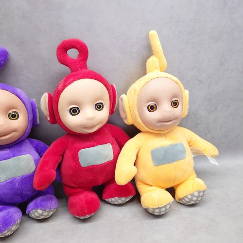 Teletubbies Set Completo 4 Peluche Giocattolo Morbido Parlante Bundle 2017 Leggi Descrizione - Foto 3 di 4