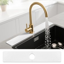Stone Faucet Mat for Kitchen Sink, Absorbent Faucet Mat Quick Dry Stone Mat K...