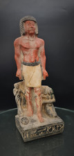 Rare Ancient Egyptian Pharaonic Statue Metjetji Antiques BC God of Antiquity
