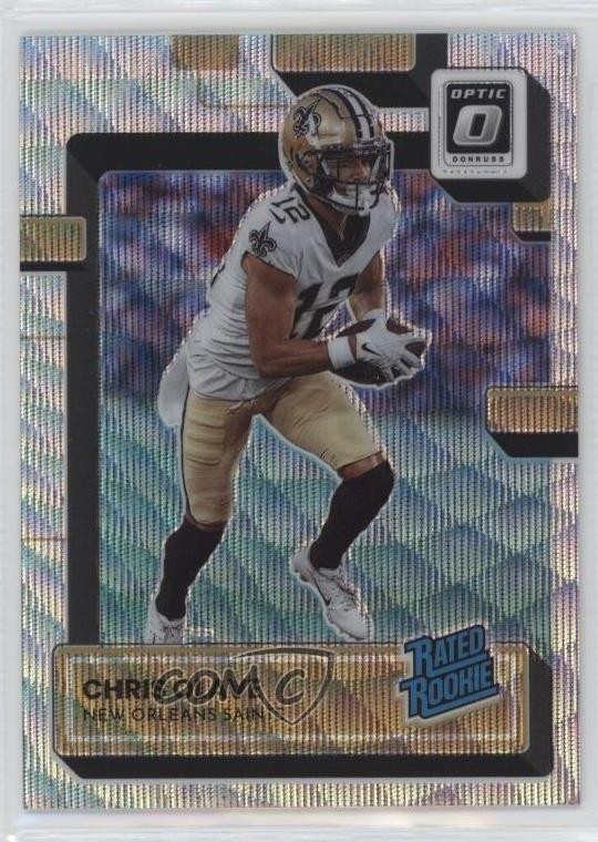 2022 Panini Donruss Optic Rated Wave Prizm /300 Chris Olave #209 Rookie RC 0fz3