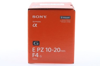 SONY SELP 10-20mm f/4,0 G