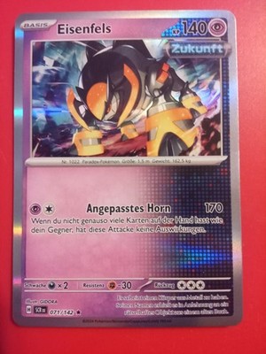 Pokemon Eisenfels 2024 German 071/142 Holo