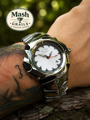 Oakley Blade inspired Chrome Men's Watch - new -