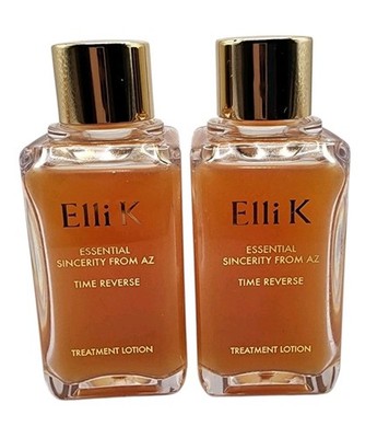 2 Elli K Essential Sincerity From A-Z Time Reverse Treatment Lotion 1.69oz 11/26