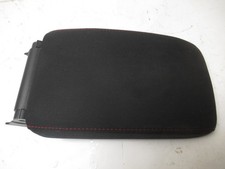 2010-2014 Volkswagen Golf Gti Console Armrest Black Red Stitch Cloth Oem 2010-2014 Volkswagen Golf Gti Console Armrest Black Red Stitch Cloth Oem