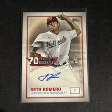 2021 Topps - 70 Years of Baseball Autographs #70YA-SR Seth Romero (AU, RC)