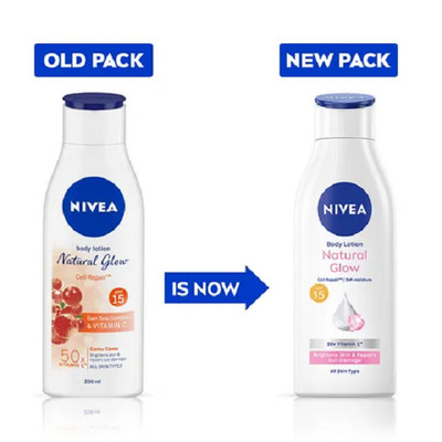 Nivea Extra Whitening Cell Repair SPF 15 Body Lotion - 75 ml (Pack of 2)