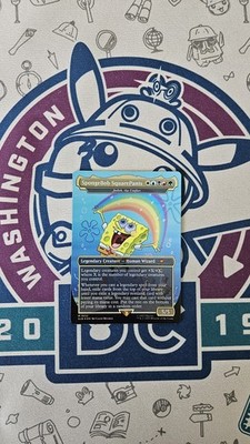 MTG SpongeBob SquarePants 1932 Rainbow Foil Secret Lair Drop Magic Card - NM