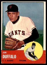 1963 Topps #567 Jim Duffalo VG-EX Giants              ID:265200