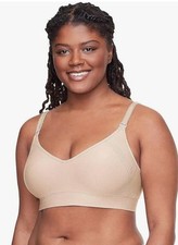 NEW Warner's Easy Does It Wireless Lift Convertible Comfort Bra BEIGE XL