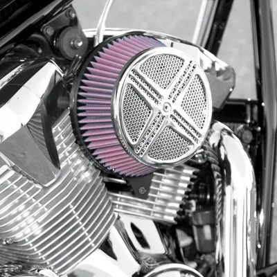 Baron xXx Big Air Kit Cleaner Assembly Chrome Yamaha Bolt 950 14-20