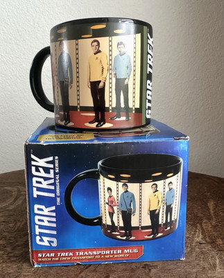 STAR TREK ORIGINAL SERIES TRANSPORTER HEAT CHANGING COFFEE MUG NEW 2017