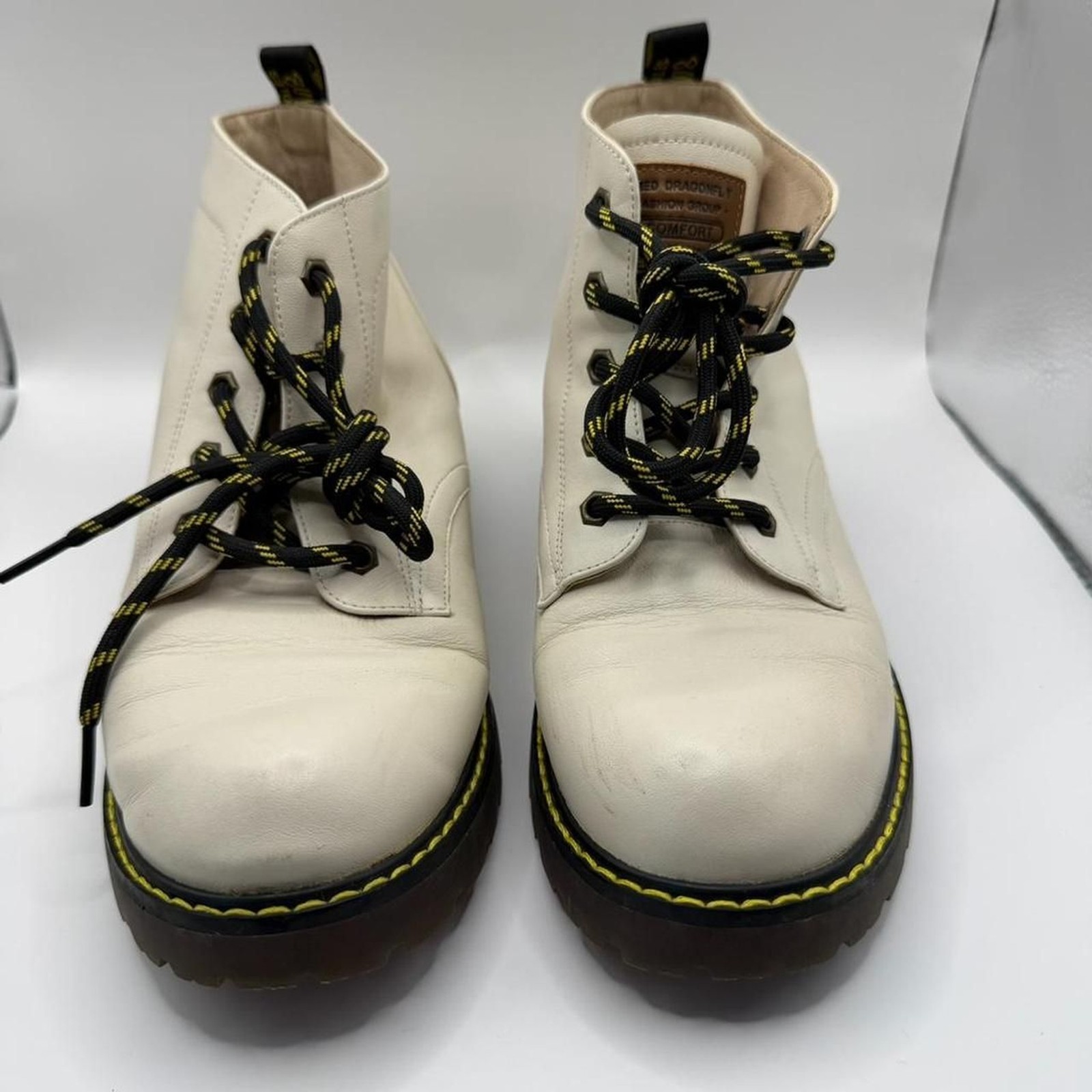 Ultra Rare Red Dragonfly leather boots (Dr-martens  style)