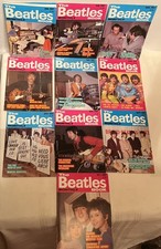 10 Vintage 1987 BEATLES Monthly Book  Issues Beatles Fan Publication #129-138
