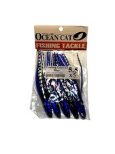 Ocean Cat Trolling Lure-23 Blue  LT-00023-5.53BLU 5.5 x 5pcs New Sealed Bag NEW